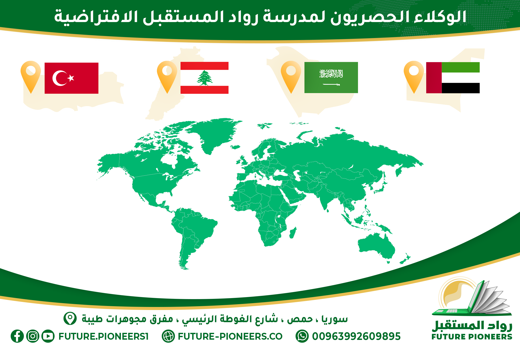 الوكلاء الرسميون لمدرسة رواد المستقبل الافتراضية