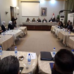 اجتماع وزير التربية الدكتور دارم طباع بحضور مدرسة رواد المستقبل الافتراضية
